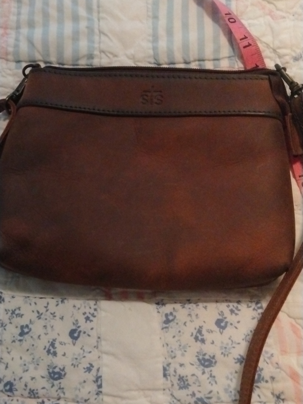 STS Ranchwear Brown Leather Crossbody Bag - Picture 6 of 7